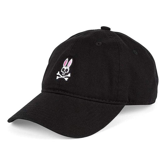 Gorra Psycho Bunny Negra Ajustrable Original B6a815a1ht
