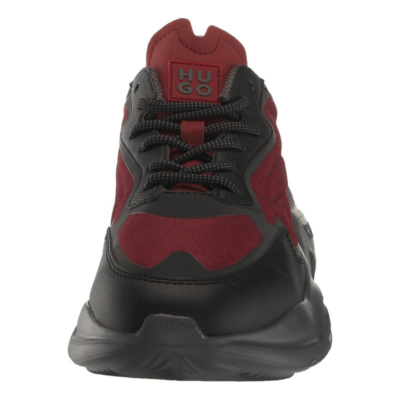 Tenis Hugo Boss Men's Leon Modern Running Burgundy Red B0c52
