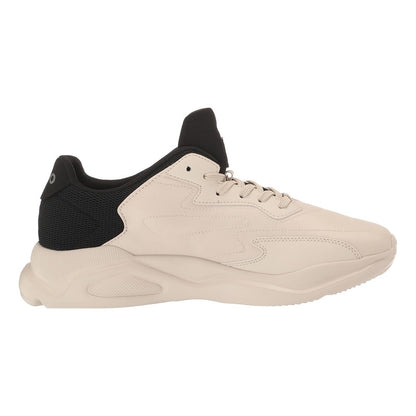 Tenis Hugo Men's Leon Nylon Mix Running Beige  Mod 504986