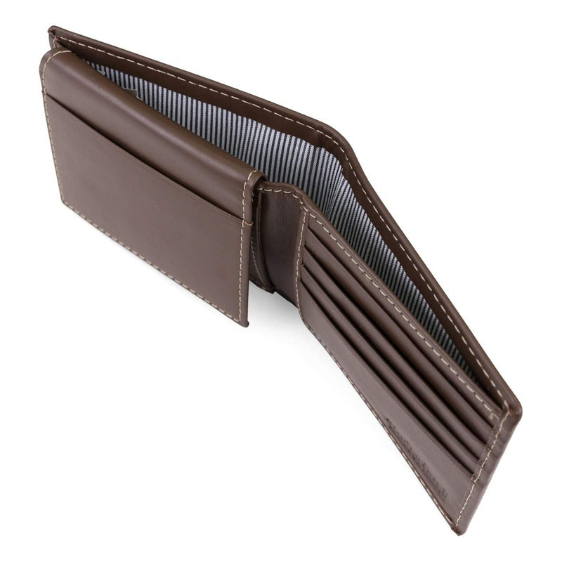 Cartera Tiemberland Cafe 9 Compartimentos Y Espacio Billetes