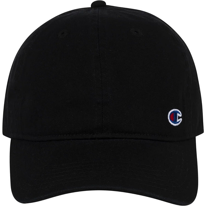 Gorra Champions Life Negra Ajustable Original Logo Lateral