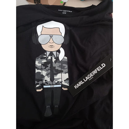 Playera Karl Lagerfeld Paris Kocktail Original Logo Audifono