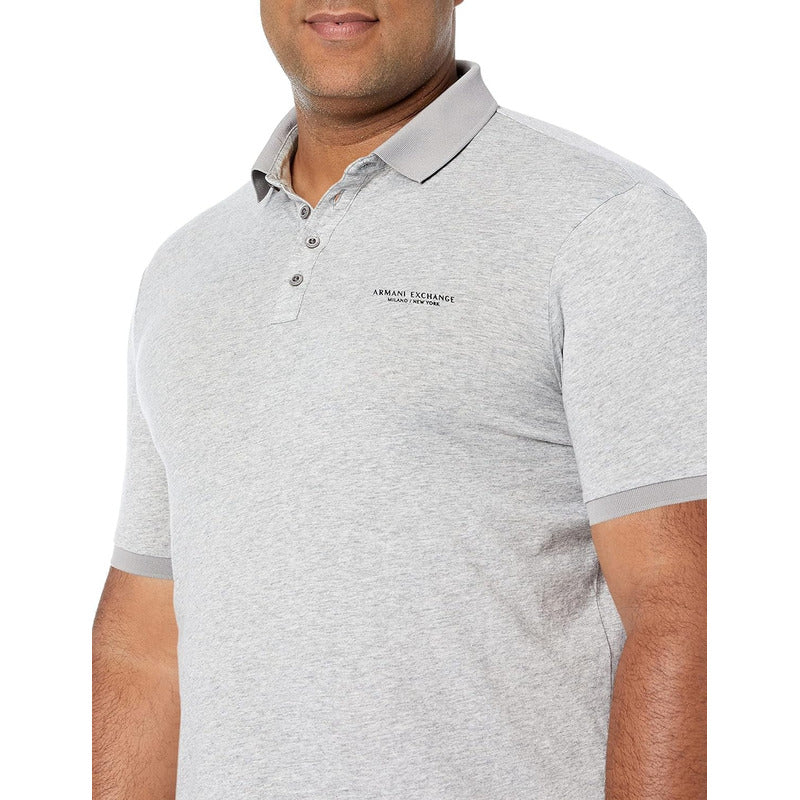 Camisa  Armani Exchange Polo Para Caballero 8nzf80z8h4z1882