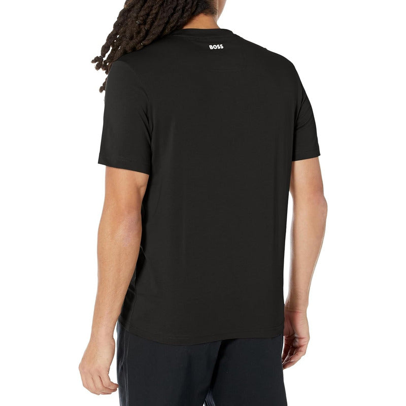 Playera Boss Men's Big Logo Casual Negro