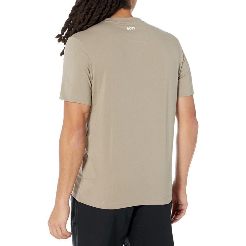 Playera Hugo Boss / Brindle Green Casual Mod  50488793325s