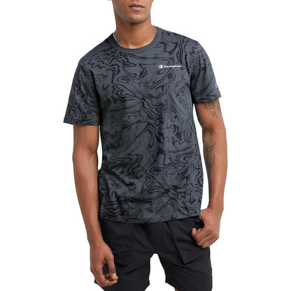 Camiseta Champion Classic Aop Tee Hombre Marmol T8754p