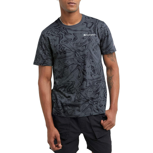 Camiseta Champion Classic Aop Tee Hombre Marmol T8754p
