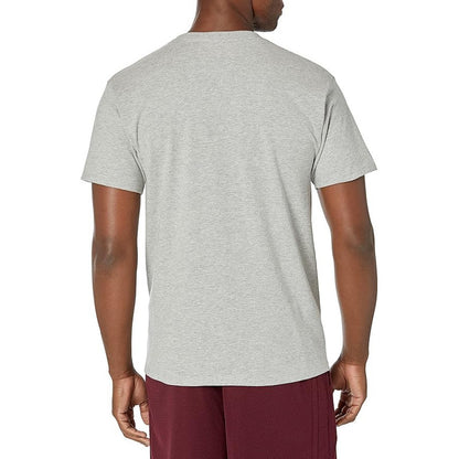 Camiseta Champion Clasica Gris Hombre Logo Algodon  Gt23h