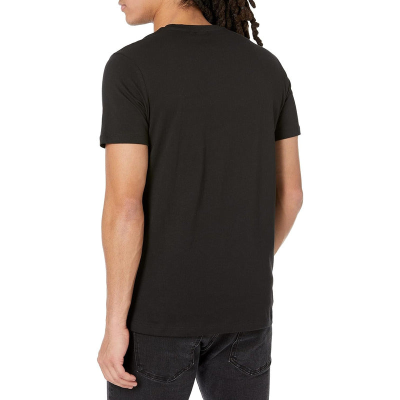 Playera Boss Con Logo De Rayas Iconicas Negro B0bn6nbm47