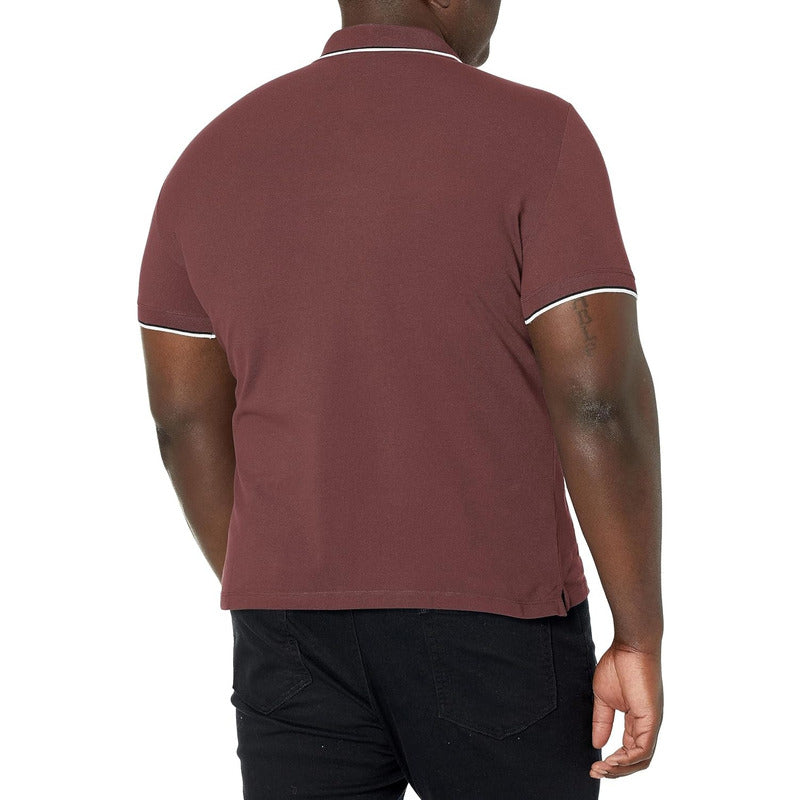 Camisa Ax Armani Exchange Polo Clásico De Piquet Vineyard 06