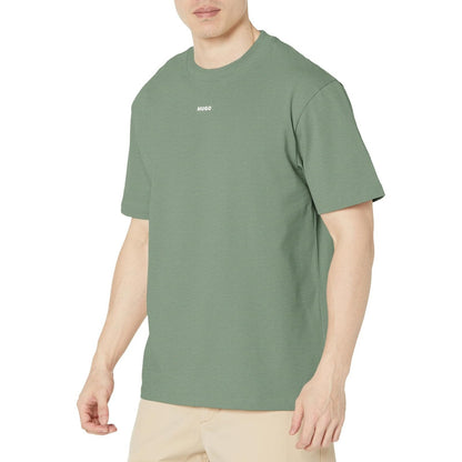 Playera Hugo Men's Small Center Logo Jersey Balsam B0cflm4