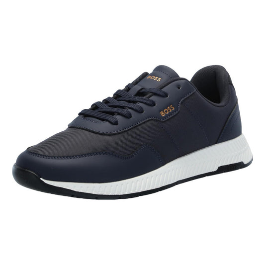 Tenis Hugo Boss Casuales Marino Mix Low Top  505231800