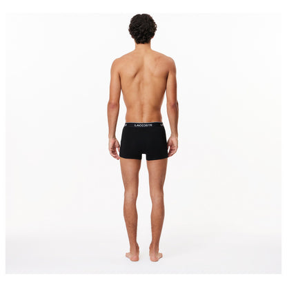 Boxer Lacoste De Caballero Negro 7 Pack Lisos 5h520300
