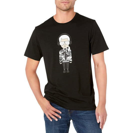 Playera Karl Lagerfeld Paris Kocktail Original Logo Audifono