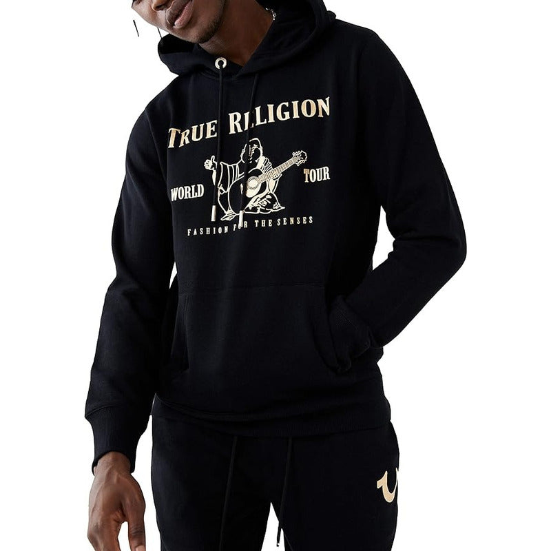 Sudadera True Religion Contemporáneo Negro Casual 105484