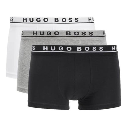 Boxer Hugo Boss Men's 3-pack Stretch Cotton White/gray B0c