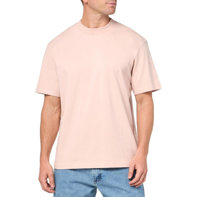 Playera Hugo Men's Small  Logo Jersey  Strawberry B0clml
