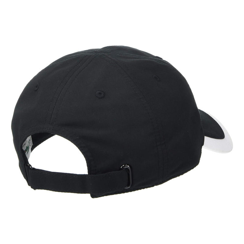 Gorra Lacoste De Microfibra Semielegante Negro Casual R53981