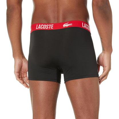 Boxer Lacoste Ajustados Paq 3 Negro Poliéster, 5h1308-51