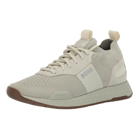 Tenis Hugo Boss Men's Structured Knit Sock Running Beige Md