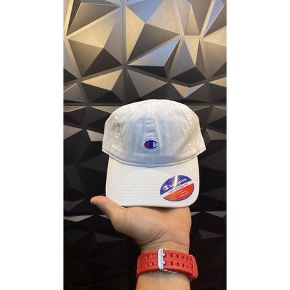 Gorra Champion Blanco Logo Discreto Central Ajustable Urban