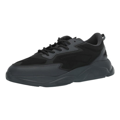 Tenis Hugo Men's Leon Modern Running Tela Negro B0c522k89g