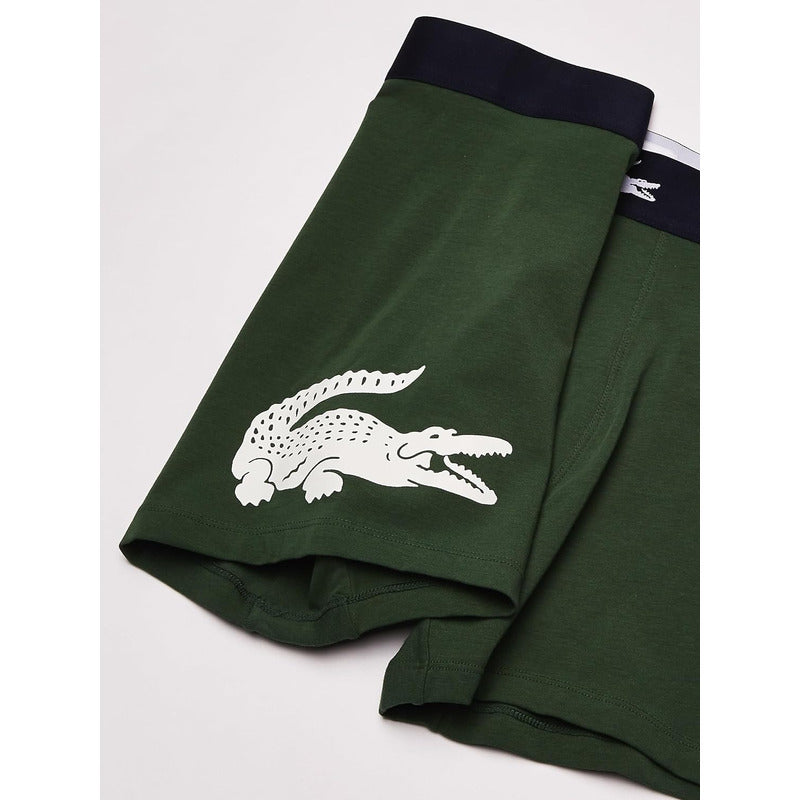 Boxer Lacoste Elásticos Paq 3 Colores 6h9844-51 Full Rapido