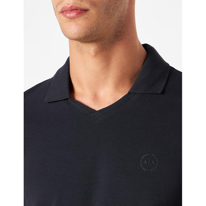 Camisa  Ax Collar Slim Para Caballero Azul 8nzf82zj81z