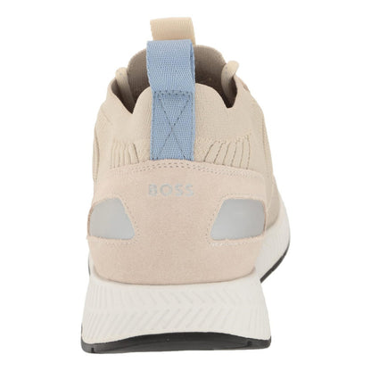 Tenis Hugo Boss Men's Mesh Running Tipo Calceta Beige