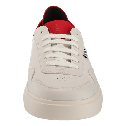 Tenis Boss Blake Cupsole Smooth Para Hombre Blanco Rojo