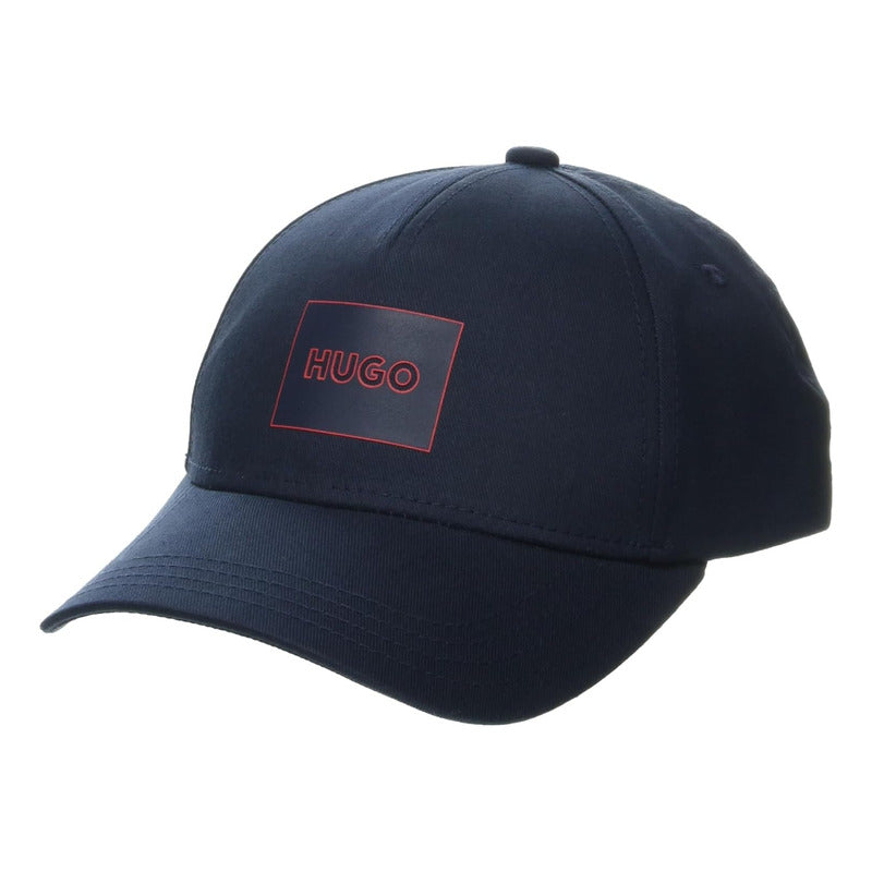Gorra Hugo Men's Big Logo Cotton Cas Marino B0c6yt5jly