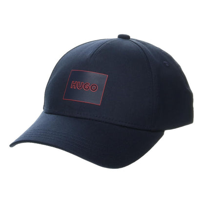 Gorra Hugo Men's Big Logo Cotton Cas Marino B0c6yt5jly