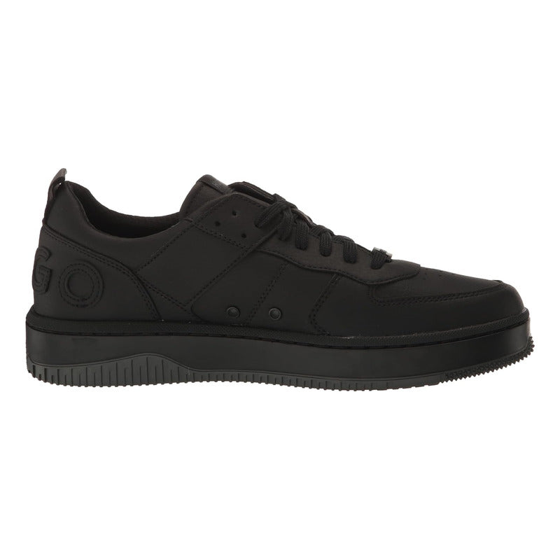 Tenis Hugo  Deportivas Kilian Hombre Negro Tonal Mod 50217