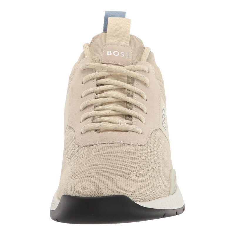 Tenis Hugo Boss Men's Mesh Running Tipo Calceta Beige
