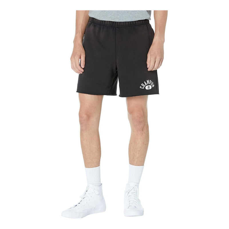 Short Champion Cómodo Deportivo Para Hombre Black  Ch74712ag