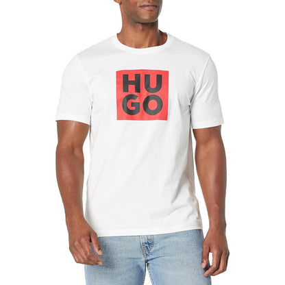 Playera Hugo Mediano Central Elegante Blanco Rojo 5047389100