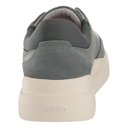 Tenis Boss Blake Cupsole Smooth Para Hombre Gris Blanco