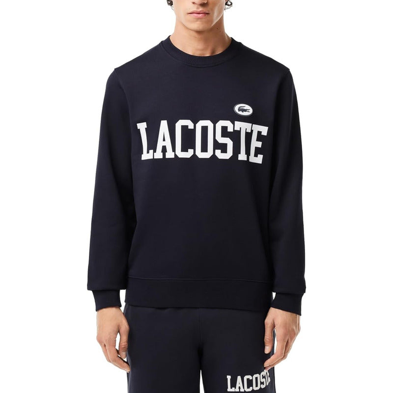 Sudadera Lacoste Azul Marino Algodón Premium Sh7420