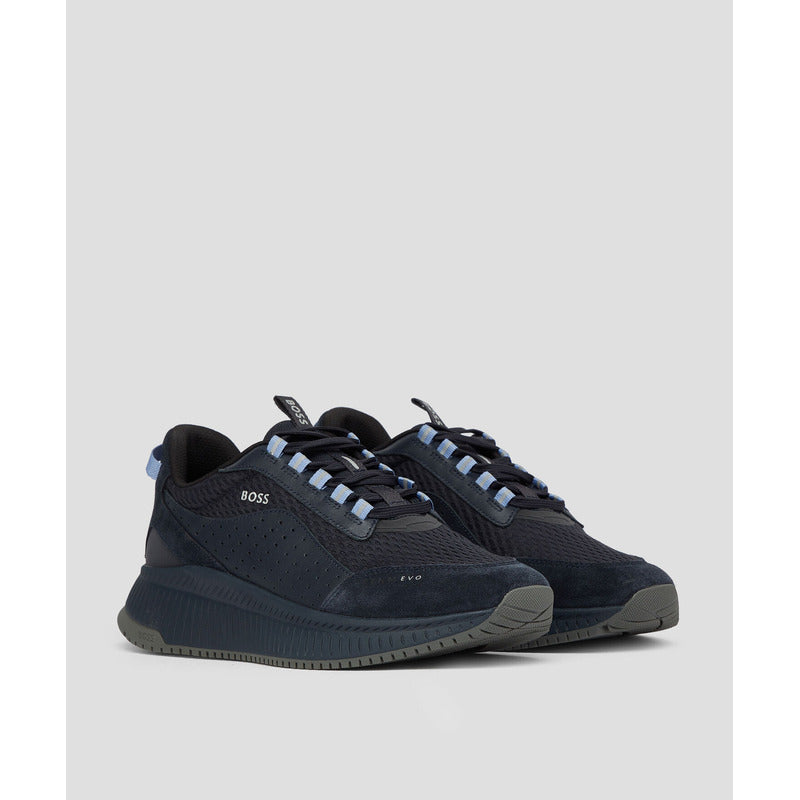 Tenis Boss Casuales En Piel Ttnm Evo Runn Hombre 505229 08