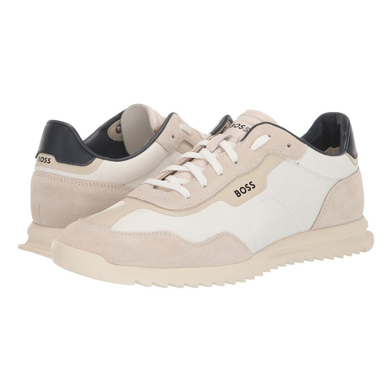 Tenis Hugo Boss Men's Zayn Low Profile Suede Leather Two 504