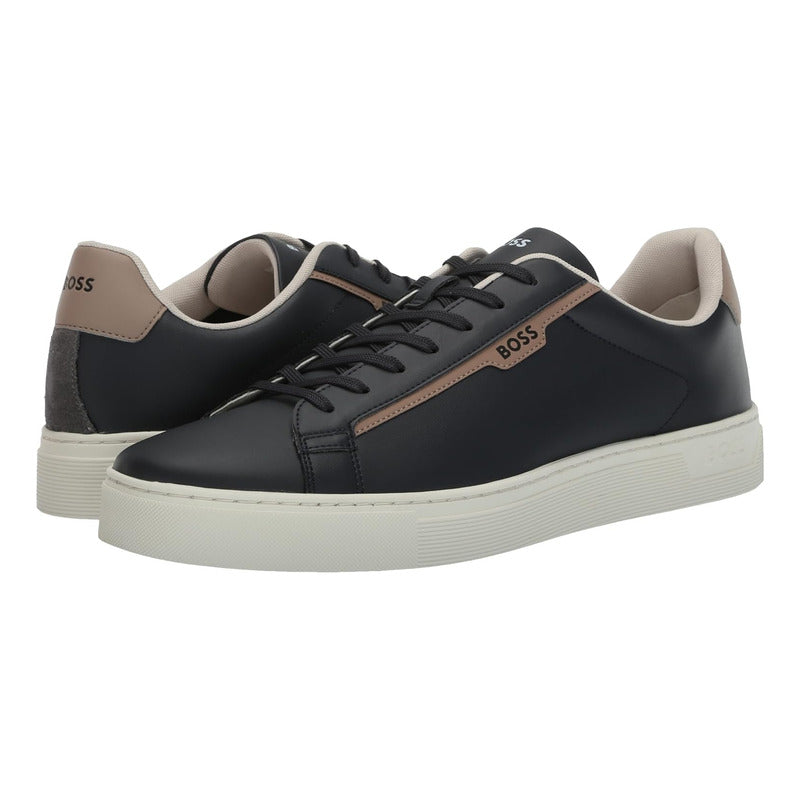Boss Tenis Cupsole Fashion Para Hombre Negro/c  Md 5050286