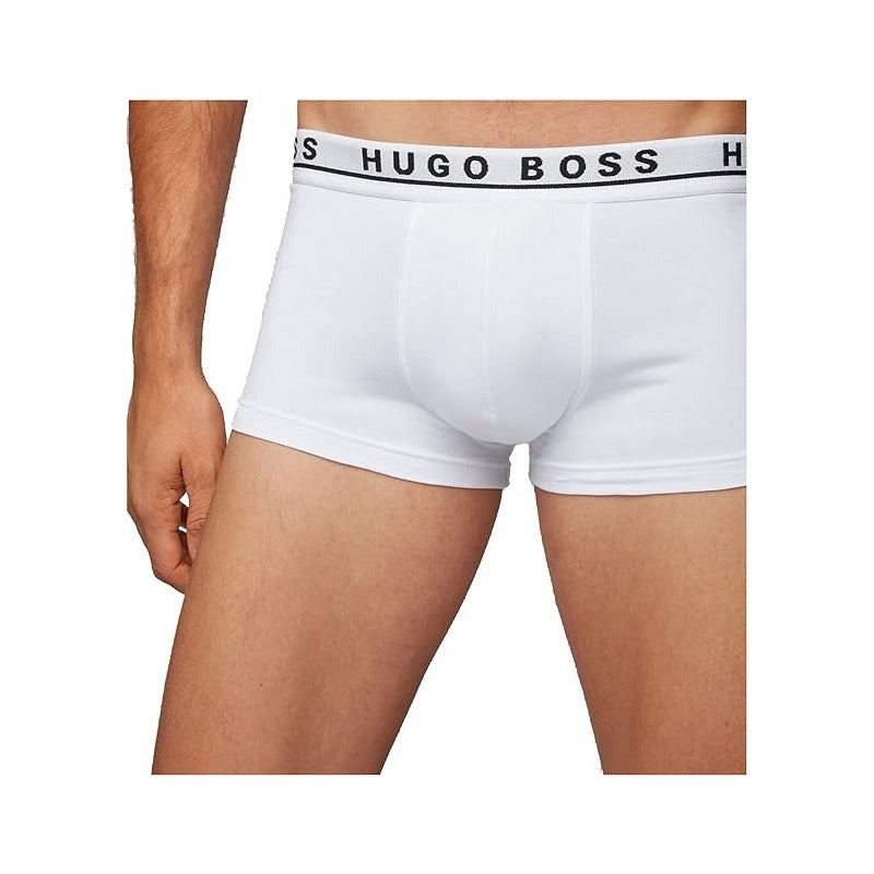 Boxer Hugo Boss Men's 3-pack Stretch Cotton White/gray B0c