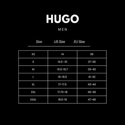 Playera Hugo Men's Logo Stripe Blanco White Salt Casua506001