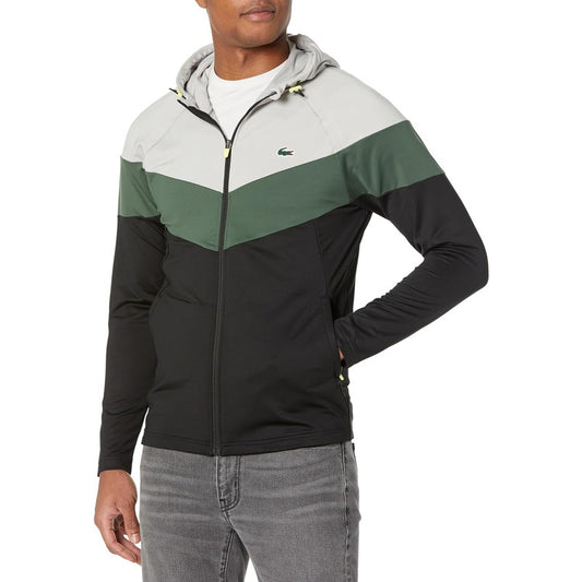 Sudadera Lacoste Bloque De Color Para Caballero Sh1088-51