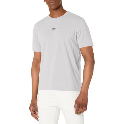 Playera Boss Men's Center Logo Harbor Mist Hombre B0cnbfwkl2