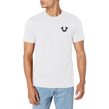 Playera True Religion Blanco Logo Animado Trasero True