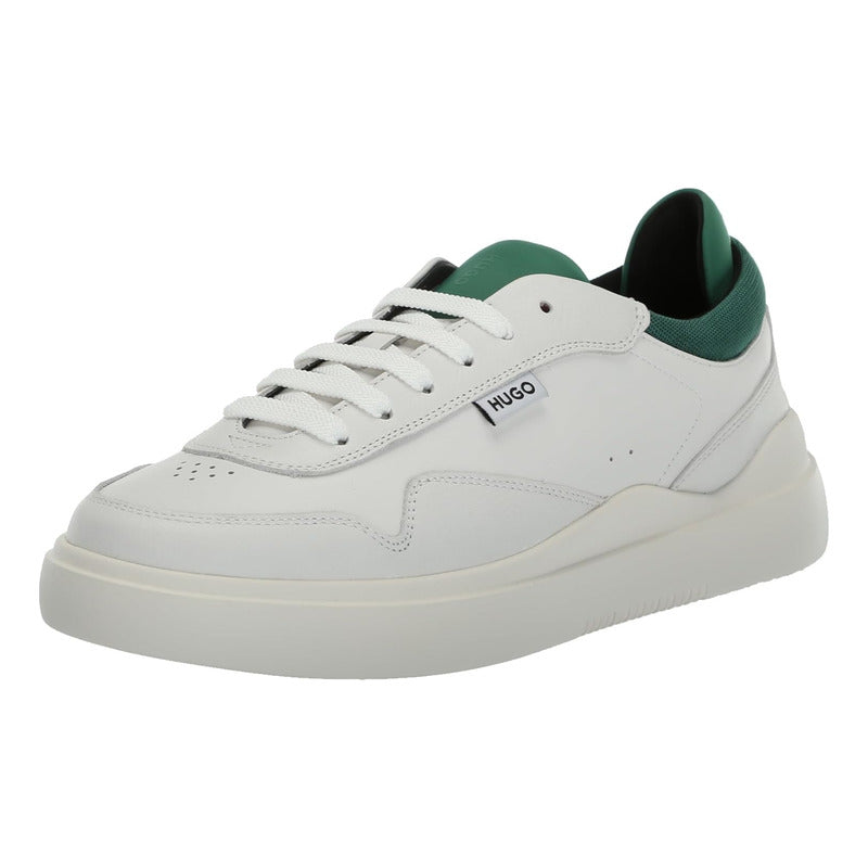 Tenis Hugo Men's  Blake Cupsole Natural/green Casual B0c522kkdn