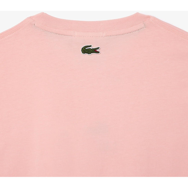 Playera Lacoste Lacoste Regular Fit Short W/small  Graphic