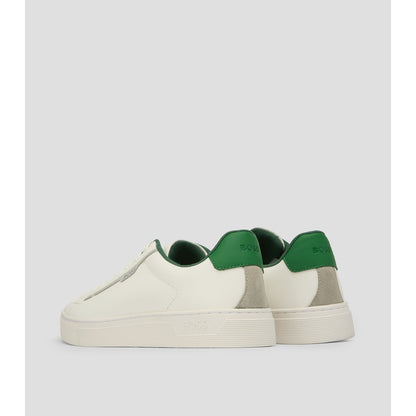 Tenis Boss Rhys Cupsole Blanco Verde Hombre