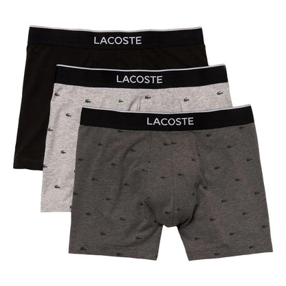 Boxer Lacoste Essentials Classic Tric Cocodrilos 3pz 6h3392